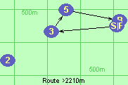 Route >2210m