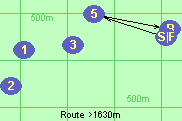 Route >1630m